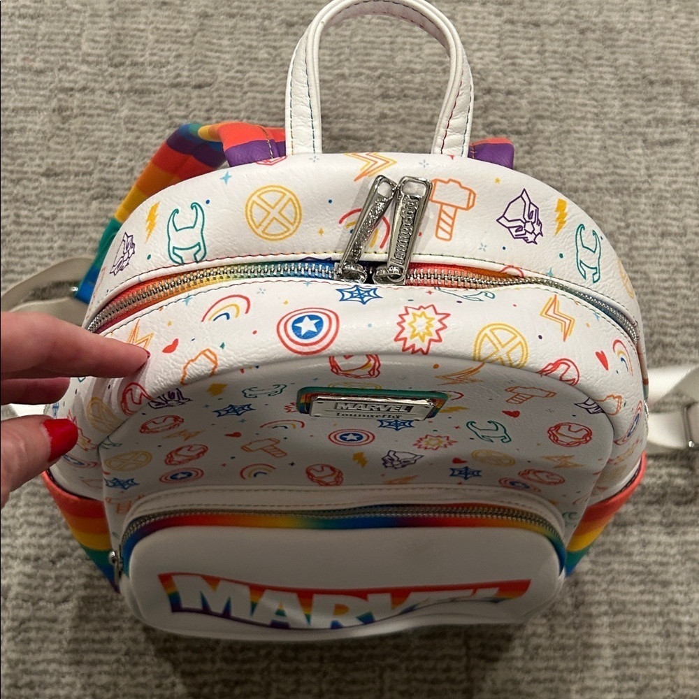 Loungefly Marvel Pride Collection Mini Backpack - Picture 5 of 7
